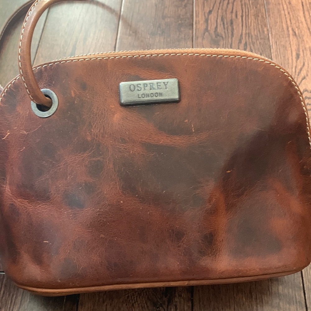 Osprey London the Libby leather cross body bag purse